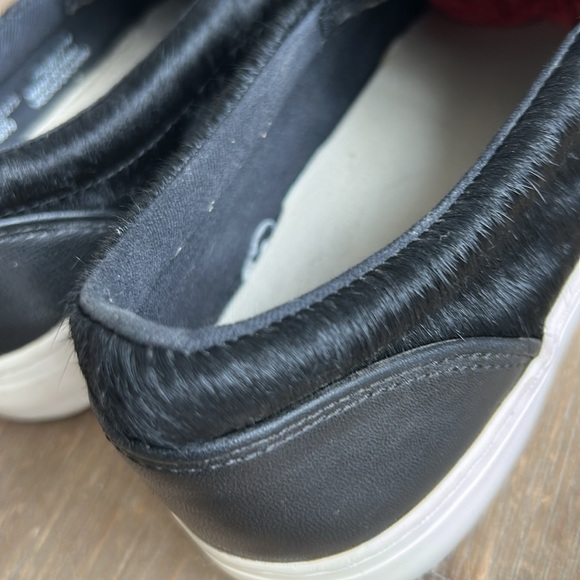 GAP Black Calf Hair Slip On Sneaker Loafer Women Size 7 - Picture 6 of 13